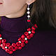 Set of jewelry ' Rose of passion'. Jewelry Sets. Juturna. Online shopping on My Livemaster.  Фото №2