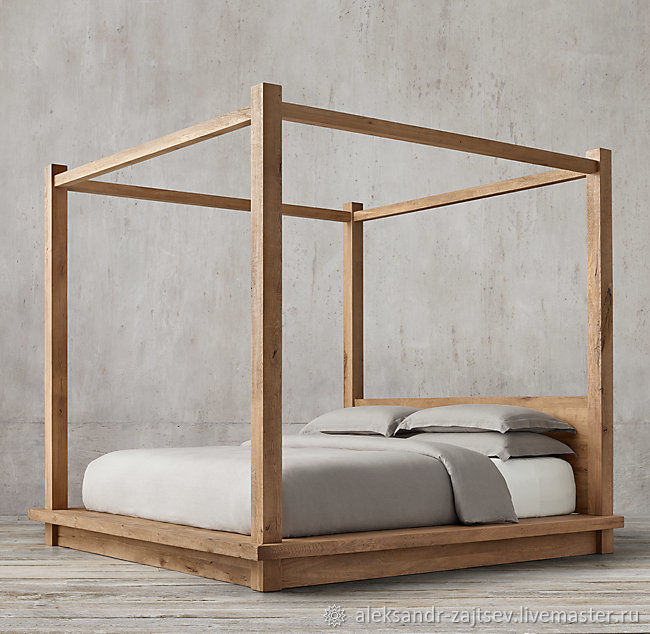 Кованная кровать с балдахином