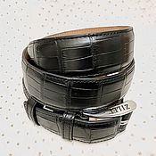 Аксессуары handmade. Livemaster - original item Men`s belt, made of genuine crocodile leather, handmade!. Handmade.