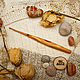 Крючок для вязания 3 мм Деревянный Вишня Крючки из дерева #K41, Крючки, Новокузнецк,  Фото №1