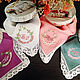 Handkerchief women's Spring lace Batiste cotton monogram, Shawls1, Moscow,  Фото №1