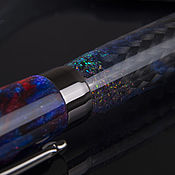Chickline (Diamond Cast) pen in leather case