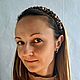 Ободок золотисто-коричневый Грильяж. Ободки. Короны от OLGA IGNATEVA. Ярмарка Мастеров.  Фото №4