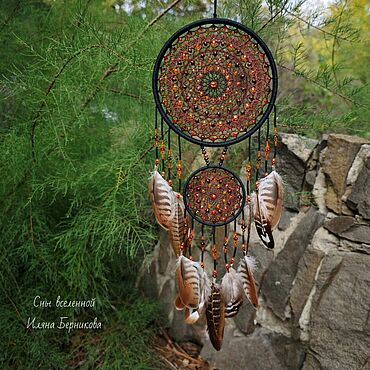 Для дома и интерьера ручной работы. Ярмарка Мастеров - ручная работа Ловец снов "Пряности". Handmade.