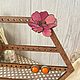 Подставка для серёжек. Шкатулки. Velcraft Украшения из дерева Подарки. Интернет-магазин Ярмарка Мастеров.  Фото №2