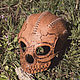 Decorative skull made of leather, Interior elements, Volzhsky,  Фото №1