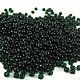 10 gr 10/0 Czech beads Preciosa 50150 dark green transparent, Beads, Chelyabinsk,  Фото №1