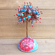 Цветы и флористика handmade. Livemaster - original item Turquoise tree 