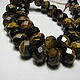 Order Tiger Eye faceted rondel 10mm. Elena (luxury-fittings). Livemaster. . Beads1 Фото №3
