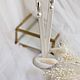 Conjuntos de joyas de boda: Peine y pendientes de perlas. Wedding Jewelry Sets. Wedding jewelry ANNARAI. Интернет-магазин Ярмарка Мастеров.  Фото №2