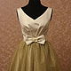 prom dress golden color with a fluffy skirt ashley. Dresses. Alisia_dress. Online shopping on My Livemaster.  Фото №2