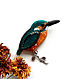 'Kingfisher ' brooch, Brooches, Eniseisk,  Фото №1
