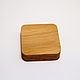 Square wooden ring box on the magnets. Materials for dolls and toys. Spirit of tree. My Livemaster. Фото №4