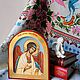 Икона Ангел - Хранитель.Арочная доска с ковчегом, Иконы, Санкт-Петербург,  Фото №1