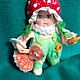 Заказать Игрушки из ваты: Мухоморочка. Kalejdoskop-igrushek. Ярмарка Мастеров. . Куклы и пупсы Фото №3