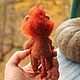Войлочная игрушка лев. Войлочная игрушка. Шерстяной зоопарк (woolzooru). Ярмарка Мастеров.  Фото №5