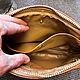 Винтаж: Клатч Celine Paris Brown Macadam с ремешком на запястье. Сумки винтажные. Chic bags. Ярмарка Мастеров.  Фото №7