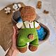 Заказать Мишка вязаный в люльке. toys_by_anastasi. Ярмарка Мастеров. . Амигуруми куклы и игрушки Фото №3