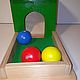 A box with a slide and Montessori balls, a box of constancy. Eye Spy Toys. Shop Grizunok teether. My Livemaster. Фото №5