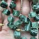 Заказать Бусы из клинохлора (серафинита). gemstone. Ярмарка Мастеров. . Бусы Фото №3