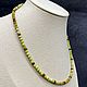 Order Beads for women made of natural stones Madagascar green opal garnet. naturalkavni. Livemaster. . Beads2 Фото №3
