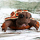Soft toy Turtle, felt, interior. Stuffed Toys. izergil. Online shopping on My Livemaster.  Фото №2