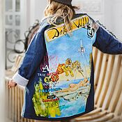 Одежда handmade. Livemaster - original item Customization of clothes by Salvador Dali. Painted denim jackets. Handmade.