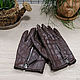 Order Crocodile leather gloves. exotiqpython. Livemaster. . Gloves Фото №3