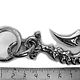 Заказать Брелок серебряный "Devil's Hook" AZBl-005. Blacksilver. Ярмарка Мастеров. . Брелок Фото №3