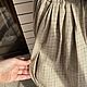  « Checkered skirt'. Skirts. Living ECO clothing. My Livemaster. Фото №4