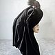 Order Chaperone black with a feather. Felt Hats Shop. Livemaster. . Turban Фото №3
