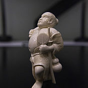 Для дома и интерьера handmade. Livemaster - original item Samurai-sumoist miniature of a mammoth tusk. Handmade.