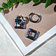 Серьги конструкторы #3 кристаллы Swarovski квадрат. Серьги классические. Украшения Darya_your_jewelry. Ярмарка Мастеров.  Фото №5