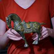Для дома и интерьера handmade. Livemaster - original item Statuette of a horse with a Phoenix and a Dragon horse. Handmade.