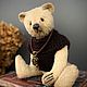 Миниатюра Тедди мишка в вязанном джемпере. Мишки Тедди. Teddy Patam. Интернет-магазин Ярмарка Мастеров.  Фото №2