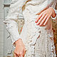 "Снегом белым" валяное платье ручной работы. Dresses. ruskrasa. My Livemaster. Фото №6