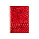 Passport cover 'Euro' Scarlet Python, Passport cover, Moscow,  Фото №1