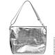 Клатч-пакет "Серебряный". Клатчи. balagura BAG. Интернет-магазин Ярмарка Мастеров.  Фото №2