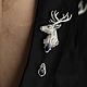 Brooch needle: ' Sacred Deer ' modern, Stick pin, Vladimir,  Фото №1