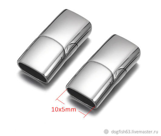 4519 Замок 10х5мм слайдер магнит хирургическая сталь 316