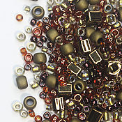 Материалы для творчества handmade. Livemaster - original item Beads mix Toho 3205 5g Red-bronze. Handmade.