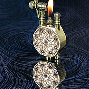 Сувениры и подарки handmade. Livemaster - original item Petrol lighter with geometric designs.. Handmade.