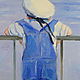 Oil painting on canvas. Sailor. Pictures. Painting gallery of Metsenatova Val. Online shopping on My Livemaster.  Фото №2