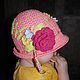 детская шапочка цветочная полянка, Шапки, Тихвин,  Фото №1