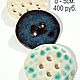 Ceramic buttons 'Big'(2). Buttons. TinaRita. My Livemaster. Фото №4