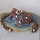 Bracelet 'primrose' made of copper with pearls. Bead bracelet. Gala jewelry (ukrashenija). Online shopping on My Livemaster.  Фото №2