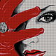 Order Kit embroidery with beads 'FEMALE FACE'. Beaded embroidery from Laura. Livemaster. . Embroidery kits Фото №3