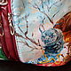 Order Backpack leather city hand-painted for Marina. Innela- авторские кожаные сумки на заказ.. Livemaster. . Classic Bag Фото №3