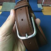 Аксессуары handmade. Livemaster - original item leather belt. Handmade.