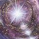 Картина фактурная гравитация в темных тонах круглая. Картины. ART NIKKO, интерьерные картины. Интернет-магазин Ярмарка Мастеров.  Фото №2